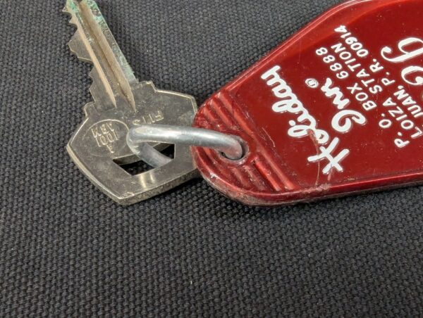 Vintage Holiday Inn Hotel Room Key and Plastic Fob San Juan Puerto Rico 226 Good