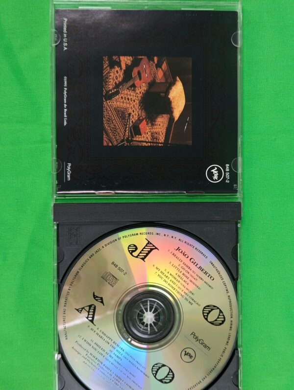 João Gilberto - Self Titled Verve Records 1991 Music CD - Brazilian Bossa Nova