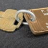 Vintage Falcon Hotel Room Key Tag 2111 Honolulu Hawaii Gold Brown Metal Colle...
