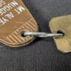 Vintage Hotel Room Key and Fob Mt Alyeska Nugget Inn Girdwood Alaska 110 Brass