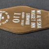 Vintage Hotel Room Key and Fob Mt Alyeska Nugget Inn Girdwood Alaska 110 Brass
