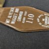 Vintage Hotel Room Key and Fob Mt Alyeska Nugget Inn Girdwood Alaska 110 Brass