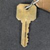 Vintage Hotel Room Key and Fob Mt Alyeska Nugget Inn Girdwood Alaska 110 Brass