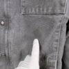 Carhartt Jacket Mens XL Bartlett Sherpa Lined Gray Full Zip Faded Hooded Work