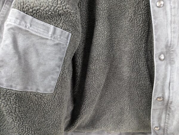 Carhartt Jacket Mens XL Bartlett Sherpa Lined Gray Full Zip Faded Hooded Work