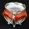 Antique Nippon Style Cream Pitcher Early 20th Century Orange Gold Wishbone Ha...