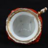 Antique Nippon Style Cream Pitcher Early 20th Century Orange Gold Wishbone Ha...