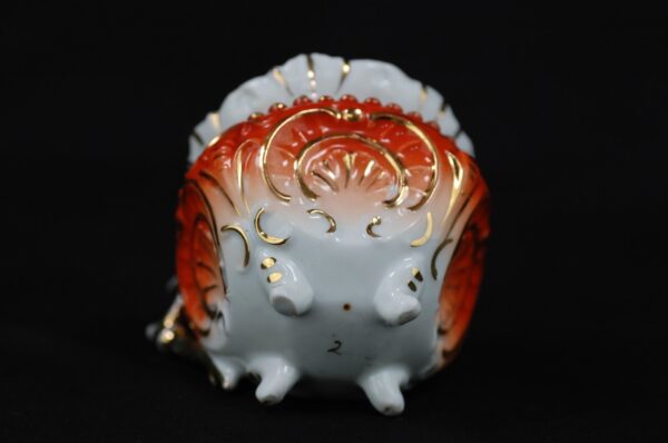 Antique Nippon Style Cream Pitcher Early 20th Century Orange Gold Wishbone Ha...