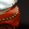 Antique Nippon Style Cream Pitcher Early 20th Century Orange Gold Wishbone Ha...