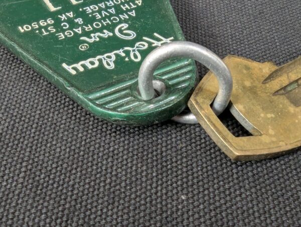 Vintage Holiday Inn Anchorage 4th Ave & C St Room 211 Plastic Key Fob Hotel Item