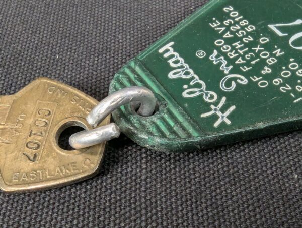 Vintage Holiday Inn Hotel Room Key and Plastic Fob Fargo North Dakota Mid-Cen...