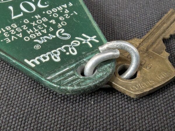 Vintage Holiday Inn Hotel Room Key and Plastic Fob Fargo North Dakota Mid-Cen...