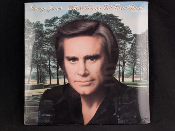 George Jones Who's Gonna Fill Their Shoes Epic 1985 Vinyl Record LP