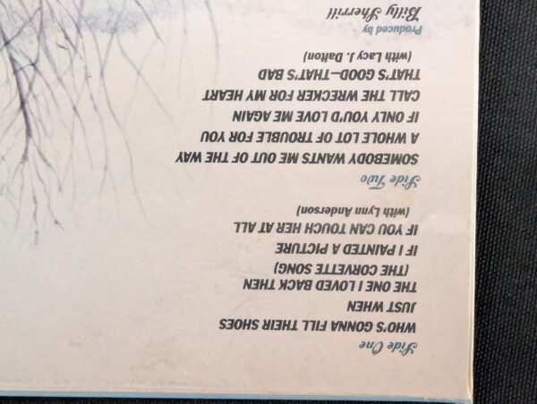 George Jones Who's Gonna Fill Their Shoes Epic 1985 Vinyl Record LP