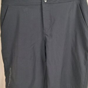 Louis Garneau Men's Mountain Bike Shorts Black Technical Fabric 32 Inch Waist