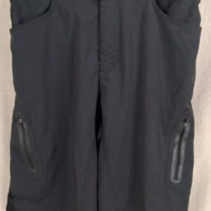 Zoic Men's Mountain Bike Shorts Black Size XL Adjustable Waist Cargo Pockets
