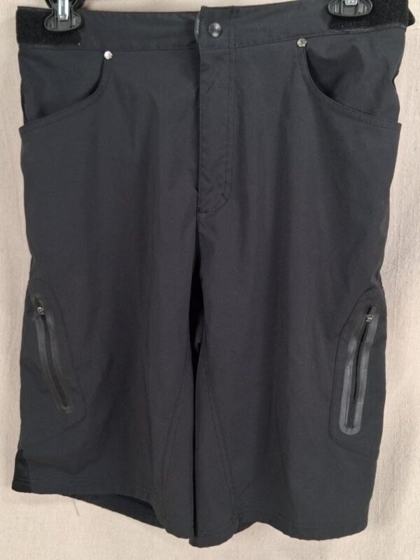 Zoic Men's Mountain Bike Shorts Black Size XL Adjustable Waist Cargo Pockets