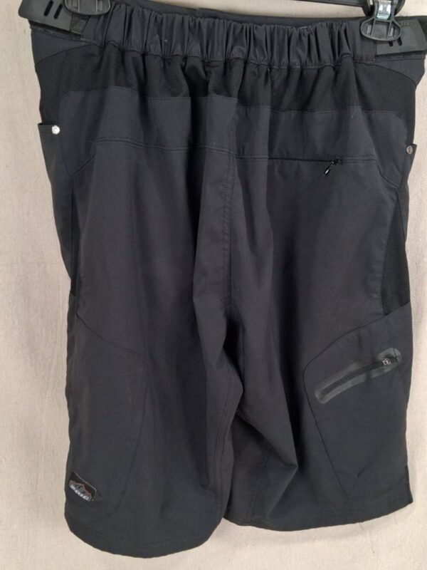 Zoic Men's Mountain Bike Shorts Black Size XL Adjustable Waist Cargo Pockets