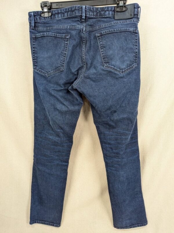 Bonobos Men's Jeans Dark Wash 5-Pocket Regular Fit 17.5in Waist 29.5in Inseam