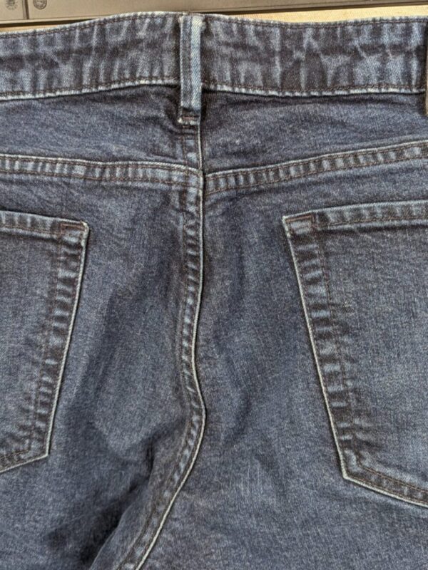 Bonobos Men's Jeans Dark Wash 5-Pocket Regular Fit 17.5in Waist 29.5in Inseam