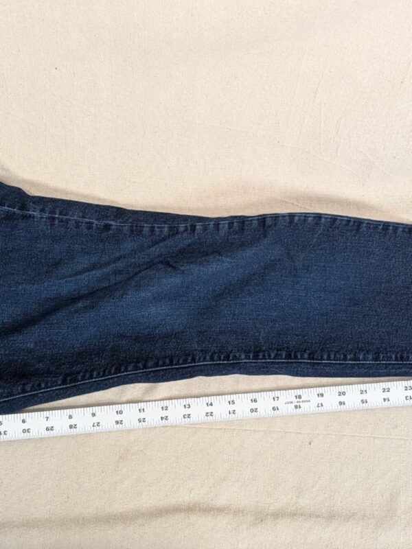 Bonobos Men's Jeans Dark Wash 5-Pocket Regular Fit 17.5in Waist 29.5in Inseam