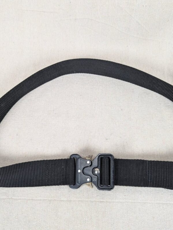 Tactical Nylon Web Belt with Black Quick-Release Buckle Adjustable 42 Inch Le...