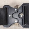 Tactical Nylon Web Belt with Black Quick-Release Buckle Adjustable 42 Inch Le...