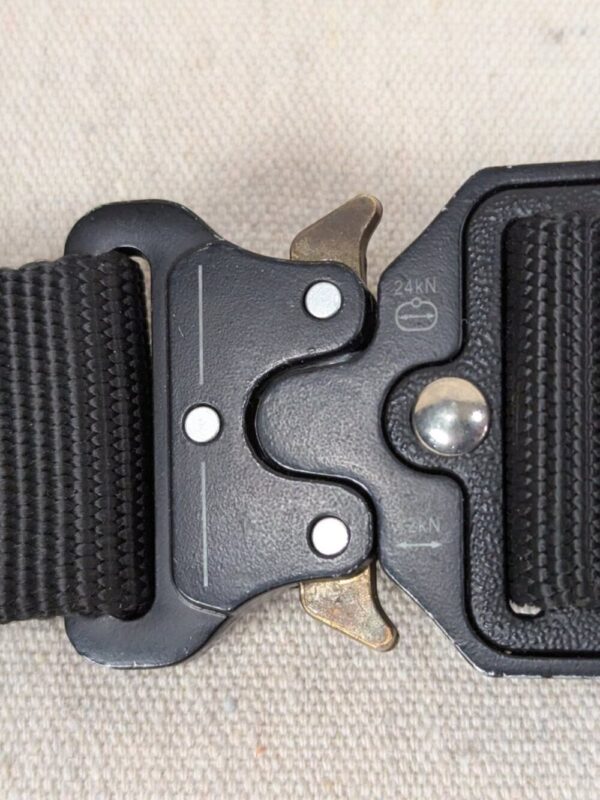 Tactical Nylon Web Belt with Black Quick-Release Buckle Adjustable 42 Inch Le...