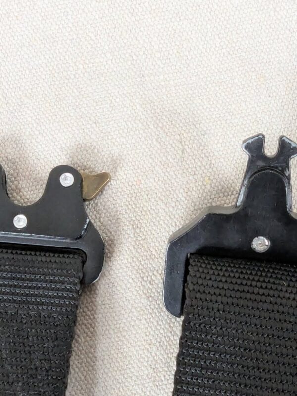 Tactical Nylon Web Belt with Black Quick-Release Buckle Adjustable 42 Inch Le...