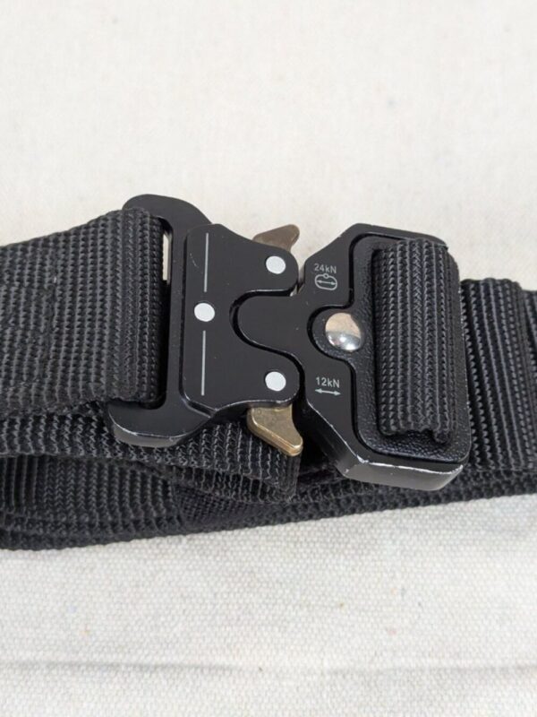 Tactical Nylon Web Belt with Black Quick-Release Buckle Adjustable 42 Inch Le...