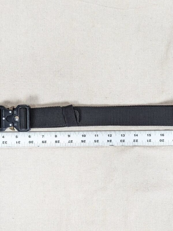 Tactical Nylon Web Belt with Black Quick-Release Buckle Adjustable 42 Inch Le...