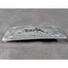 Vintage Chambers Belt Co. Belt Buckle Running Horse Design Geometric Border USA