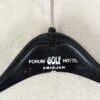 Vintage Max Hubner Plastic Clothes Hanger Forum Golf Hotel Abidjan Memorabilia
