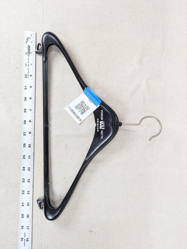 Vintage Max Hubner Plastic Clothes Hanger Forum Golf Hotel Abidjan Memorabilia