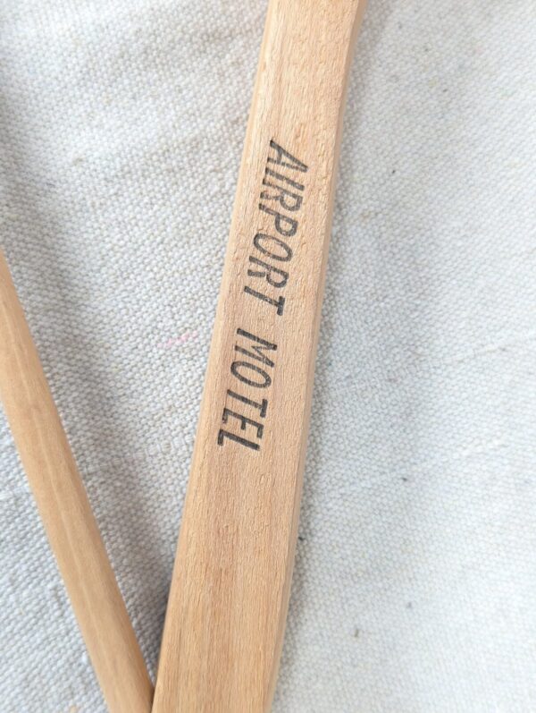 Philadelphia International Airport Motel Wooden Clothes Hanger Vintage Hotel ...