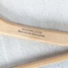 Vintage Wooden Clothes Hanger Golden Eagle Motor Inn Branded Hotel Collectible