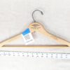 Vintage Wooden Clothes Hanger Golden Eagle Motor Inn Branded Hotel Collectible