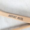 Philadelphia International Airport Motel Wooden Clothes Hanger Vintage Hotel ...