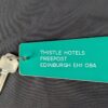 Union Parkes Hotel Room Key and Fob Vintage Metal Key Tag Collectible Good