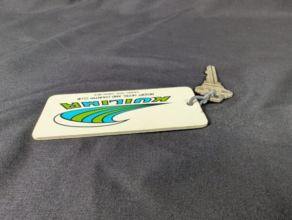 Vintage Kuilima Resort Hotel and Country Club Metal Room Key with Plastic Tag