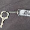 Vintage Winfield Hotel Seoul Korea Metal Key with Attached Plastic Luggage Tag