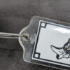 Vintage Winfield Hotel Seoul Korea Metal Key with Attached Plastic Luggage Tag