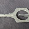 Vintage Winfield Hotel Seoul Korea Metal Key with Attached Plastic Luggage Tag