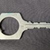 Vintage Winfield Hotel Seoul Korea Metal Key with Attached Plastic Luggage Tag