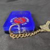 Vintage Taipei Hilton Hotel Room Key and Fob 1970s-1980s Acrylic Metal Keychain