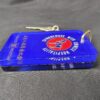 Vintage Taipei Hilton Hotel Room Key and Fob 1970s-1980s Acrylic Metal Keychain