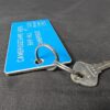 Vintage Cambridgeshire Hotel Bar Hill Room Key and Blue Eaton Identification Tag