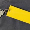 Vintage Caravel Hotel Athens Greece Room Key and Keychain Tag Metal and Plastic