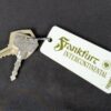 Vintage Frankfurt Intercontinental Hotel Room Key and Fob Metal Key Plastic Fob