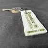 Vintage Frankfurt Intercontinental Hotel Room Key and Fob Metal Key Plastic Fob